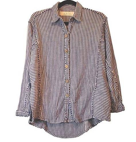 We The Free  Women's Cotton Button Up Shirt size S