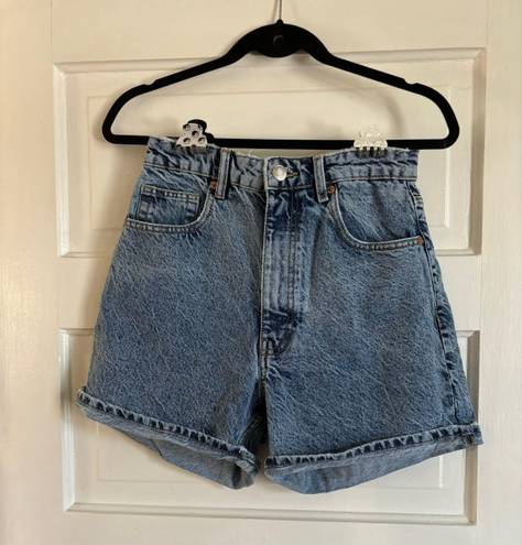 ZARA High Waisted Denim Shorts