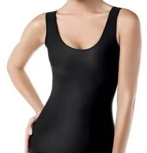 Spanx  Black Simplicity Cami Tank Top Slimming Shapewear Scoop Neck. Large. EUC