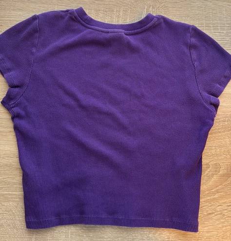 Aritzia Baby Tee In Purple