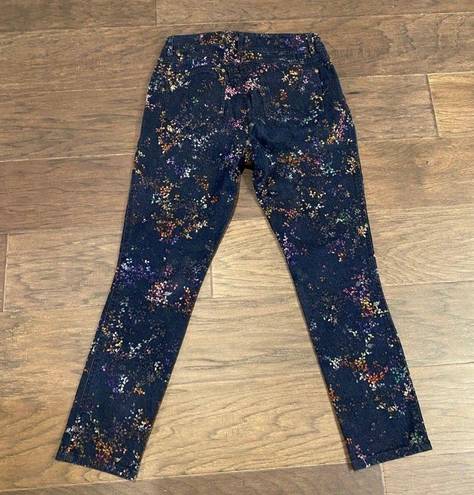 Per Se Flower Printed Straight Leg Pants