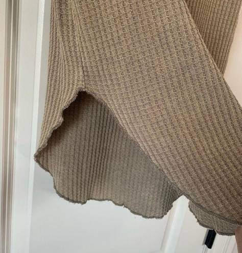 Carly Jean Los Angeles CJLA Olivia Waffle Knit Tank - Olive