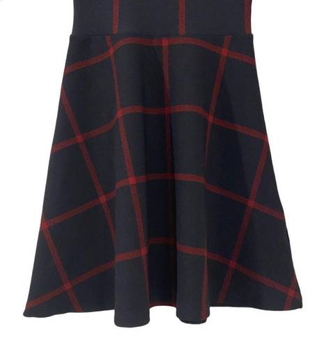 Divided H&M  Plaid  Short Sleeve Fit and Flare Dress, Womens Size 0