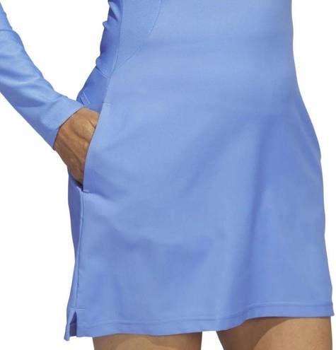 Adidas NWT  Women’s Long Sleeve Golf Dress with shorts Blue Medium