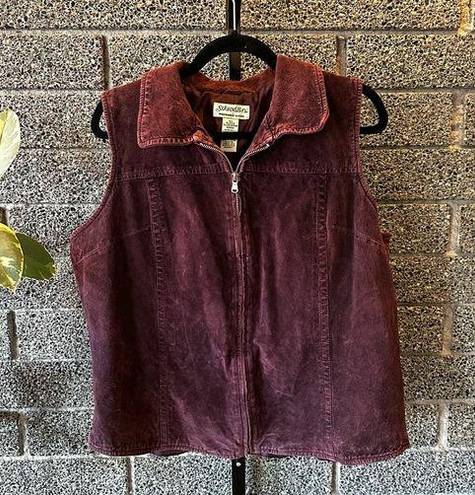 St. John’s Bay Vintage  Washable Suede Vest