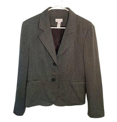 Charter Club  Blazer 2 Button Charcoal Gray