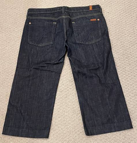 7 For All Mankind 7FAM -Crop Dojo MillerDk wash- Size 32