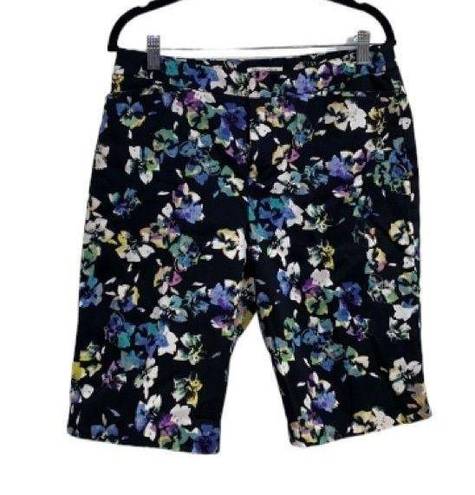 Coldwater Creek  shorts sz‎ 6 Bermuda pockets floral