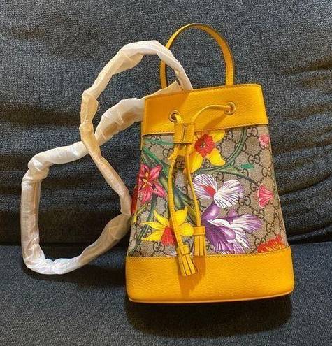 Gucci  Ophidia GG floral Bucket Shoulder Bag
