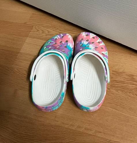 Crocs Rainbow Tie Dye