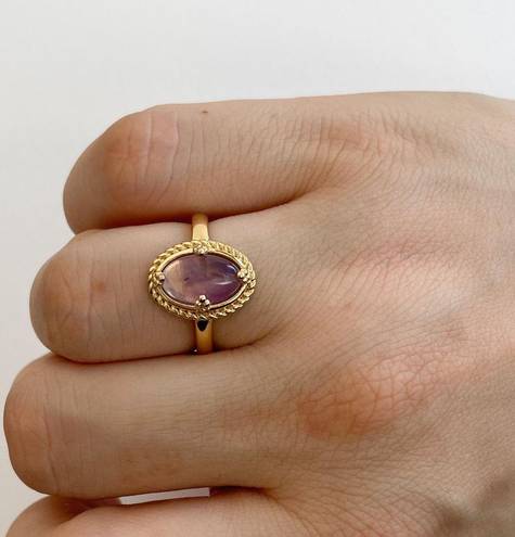 Amethyst Established Jewelry Gold Victorian Purple  Ring