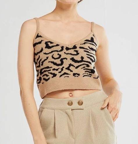 Storets NWOT |  Anna Leopard Knit Bustier | SZ Sm