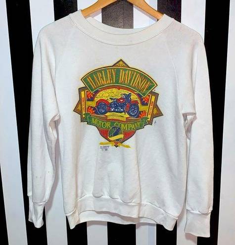 Krass&co Vintage 1990 Harley-Davidson Motor  Crewneck Sweatshirt Size XS/Small