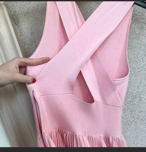 Halston Heritage Pink Dress