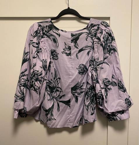 A New Day NWT Lavender Palm Top