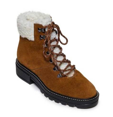 Bernardo  STUDIO Womens 8 Dasher Hiker Faux Shearling Suede Boot NEW