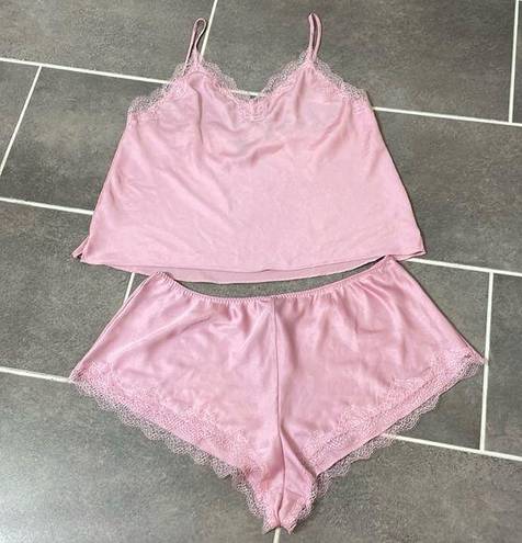 Victoria's Secret Victoria’s Secret satin/lace Camisole set size XL