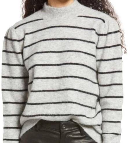 VERO MODA  CORNELIA STRIPE
PUFF SHOULDER SWEATER SIZE M