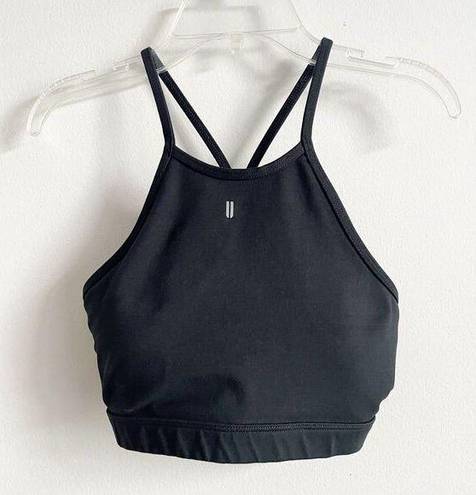 Nobull  Womens Size S Black Racerback Strappy Back Sports Workout Bra Y Back