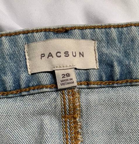 PacSun Denim Mid Rise Skirt