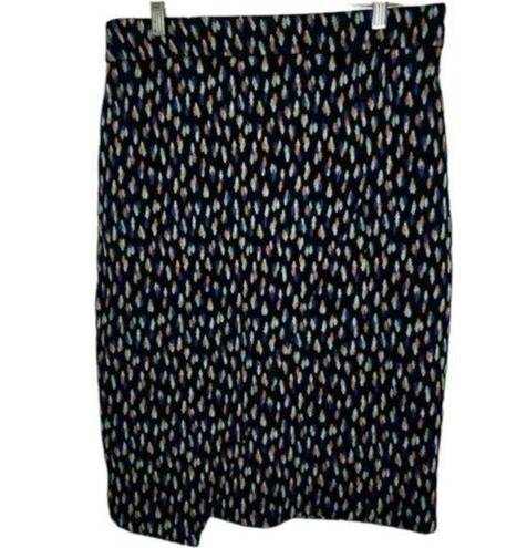 Anthropologie  MAEVE Debra Faux Wrap Printed Pencil Skirt EUC Size12