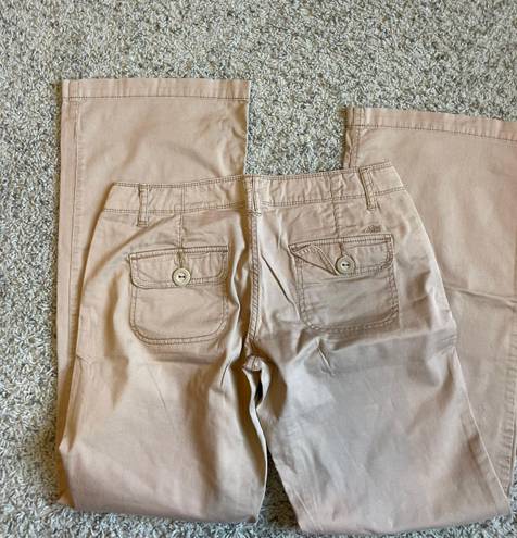 Aeropostale Avery Wide Leg Lightweight Tan Pants