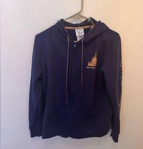 Disney Walt  World 50th Anniversary Zip up Hoodie