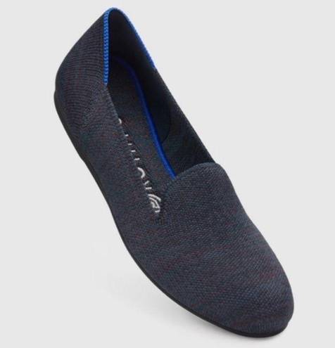 Rothy's Rothy’s The Loafer in Navy Heather Blue Slip-on Flat Rounded Toe Womens Size 9