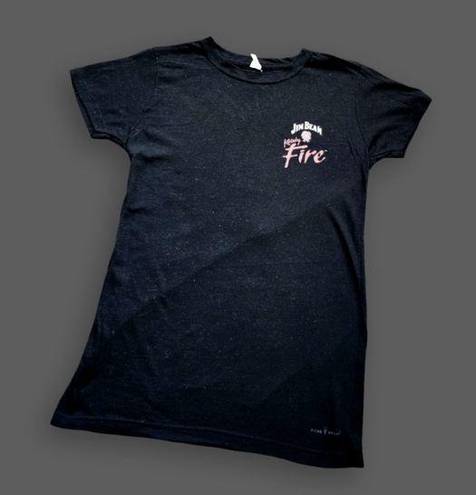 Tultex Black Jim Beam Fire Tee, Women's L