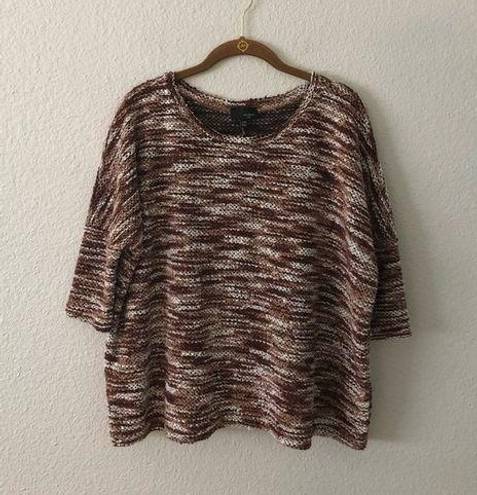 Umgee  Brown Oversized Boxy Sweater