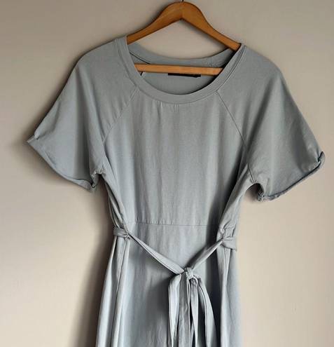 Tuckernuck  Pomander Place Slate Blue Sawyer Dress Belted