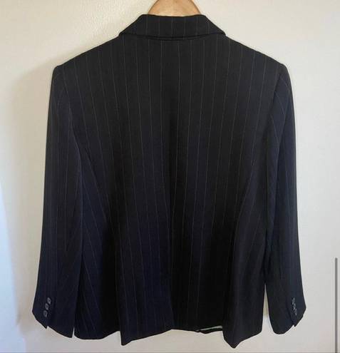 Style & Co pin stripe black blazer