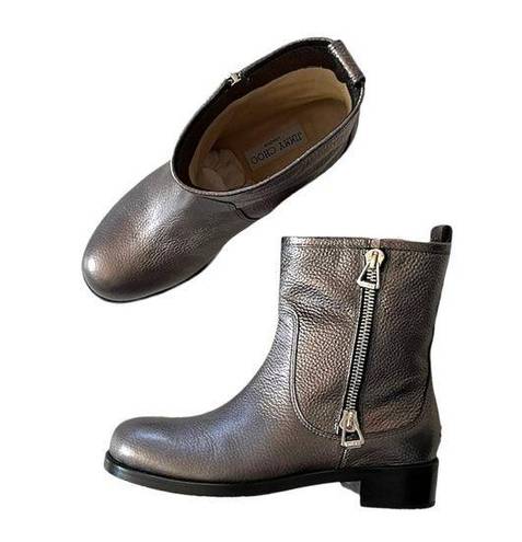 Jimmy Choo NEW  DONDO Moto Boots size 39 Anthracite