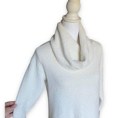 FOR THE REPUBLIC  Cowl Neck Cream Sweater- Size M