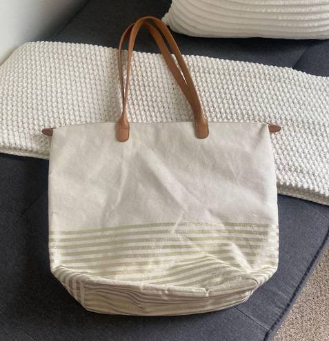 Neutral Beach Bag Tan