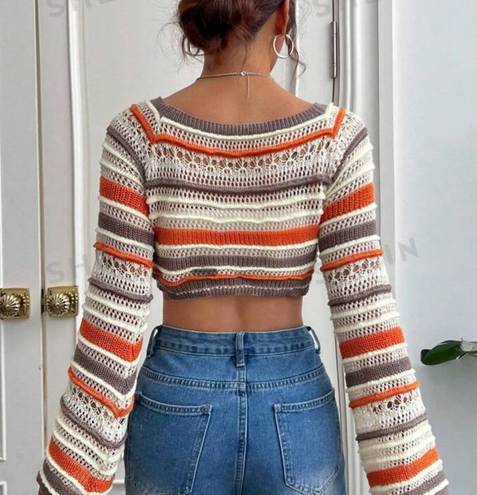 Crop Top Sweater Multi Size L