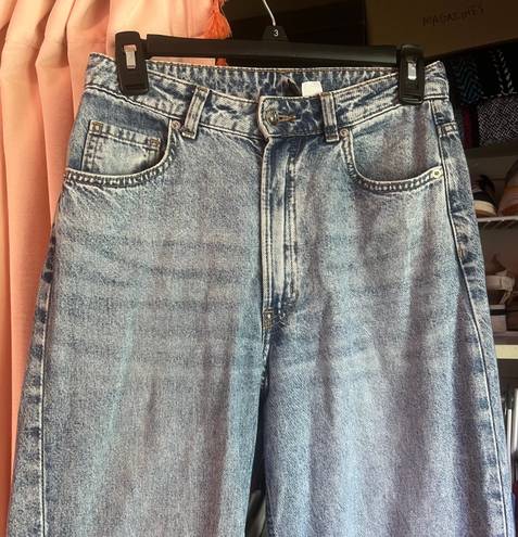 H&M Divided Light Blue High&Wide Jeans