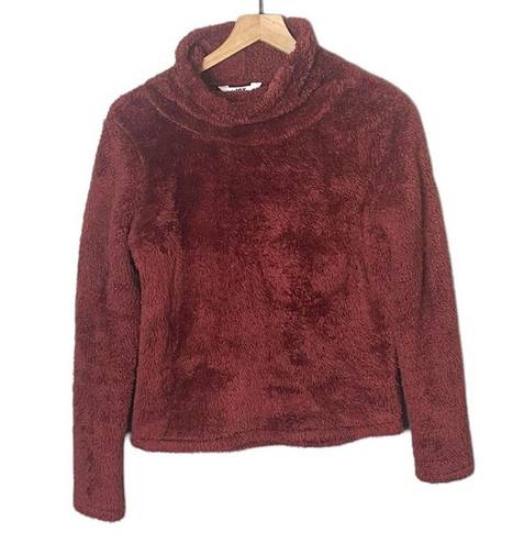 Joy Lab / Target Women’s Maroon Fleece Turtleneck Pullover Sweatshirt Size XS