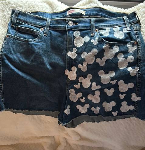 Levi Strauss & CO. Handmade Disney Jean Shorts 