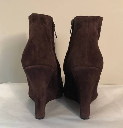 Sam Edelman Wilma Brown Suede Ankle Booties