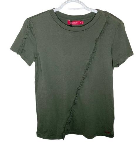 n:philanthropy  Sol distressed t-shirt with ruffle border size XS