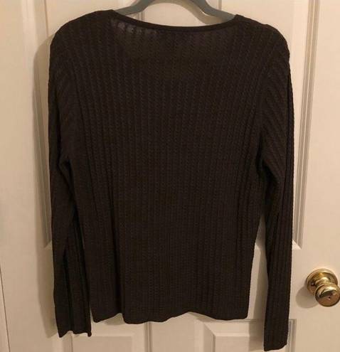 Brooks Brothers 100% Silk Crew Neck Sweater