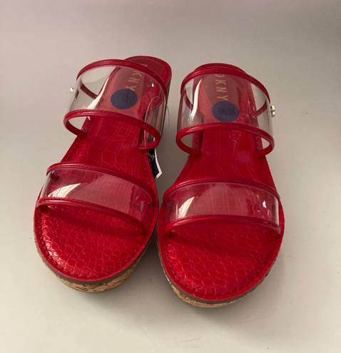 DKNY Wedge Sandal Size 8.5