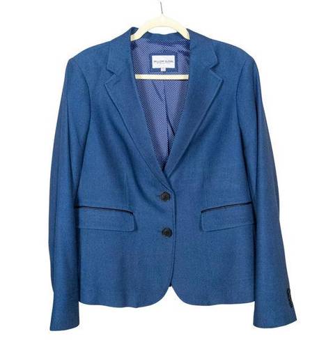 Andrew Marc WILLOW GLENN by  Navy Blue Two Button Blazer Jacket Women's 14