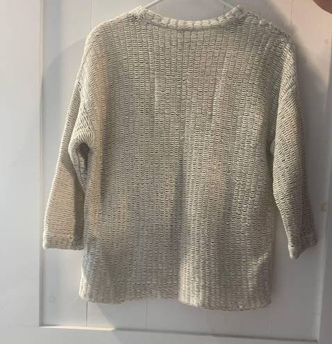 Eileen Fisher Crocheted Sweater