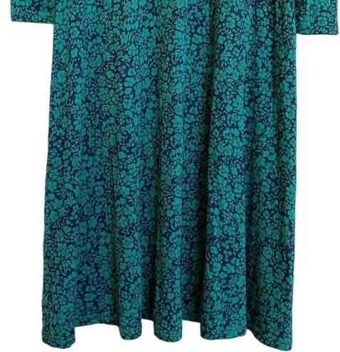 Petal Boden Crew Neck Jersey Midi Dress in Forest  Bloom US Petite SZ 4P NWOT