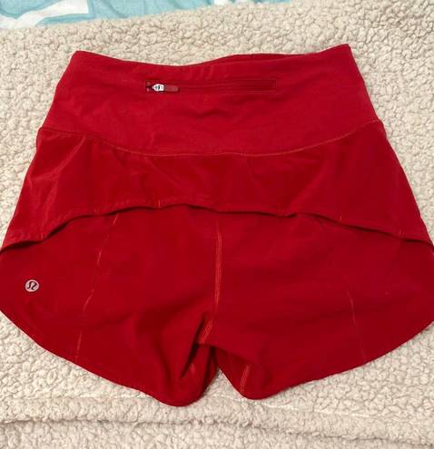 Lululemon Speed Up Shorts 4”