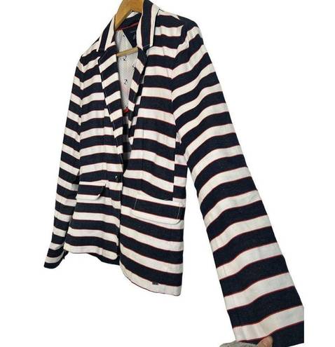 Tommy Hilfiger  Nautical Sailor Anchor Striped Urban
Casual Blazer Jacket 10