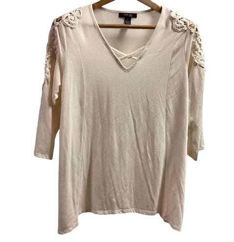 Style & Co Style‎ and Co woman lace blouse size 0X