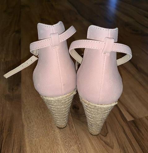 Jessica Simpson Baby Pink Wedges